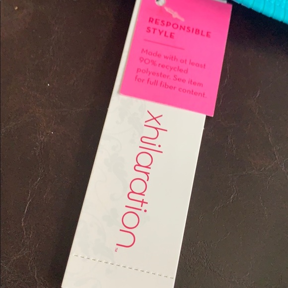 NWT TIE DIE BIKINI BOTTOMS & BLUE BIKINI TOP - Picture 7 of 11